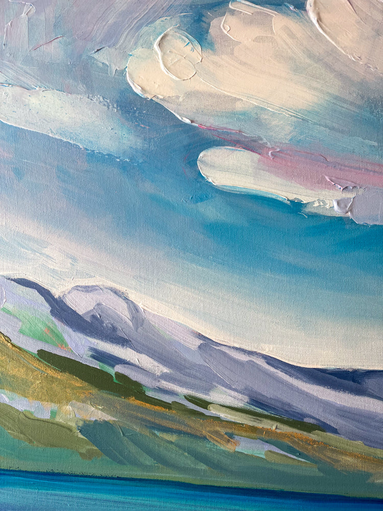 Adriatic Greens, 48x36 inches