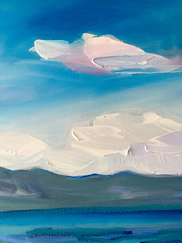 Adriatic Greens, 48x36 inches