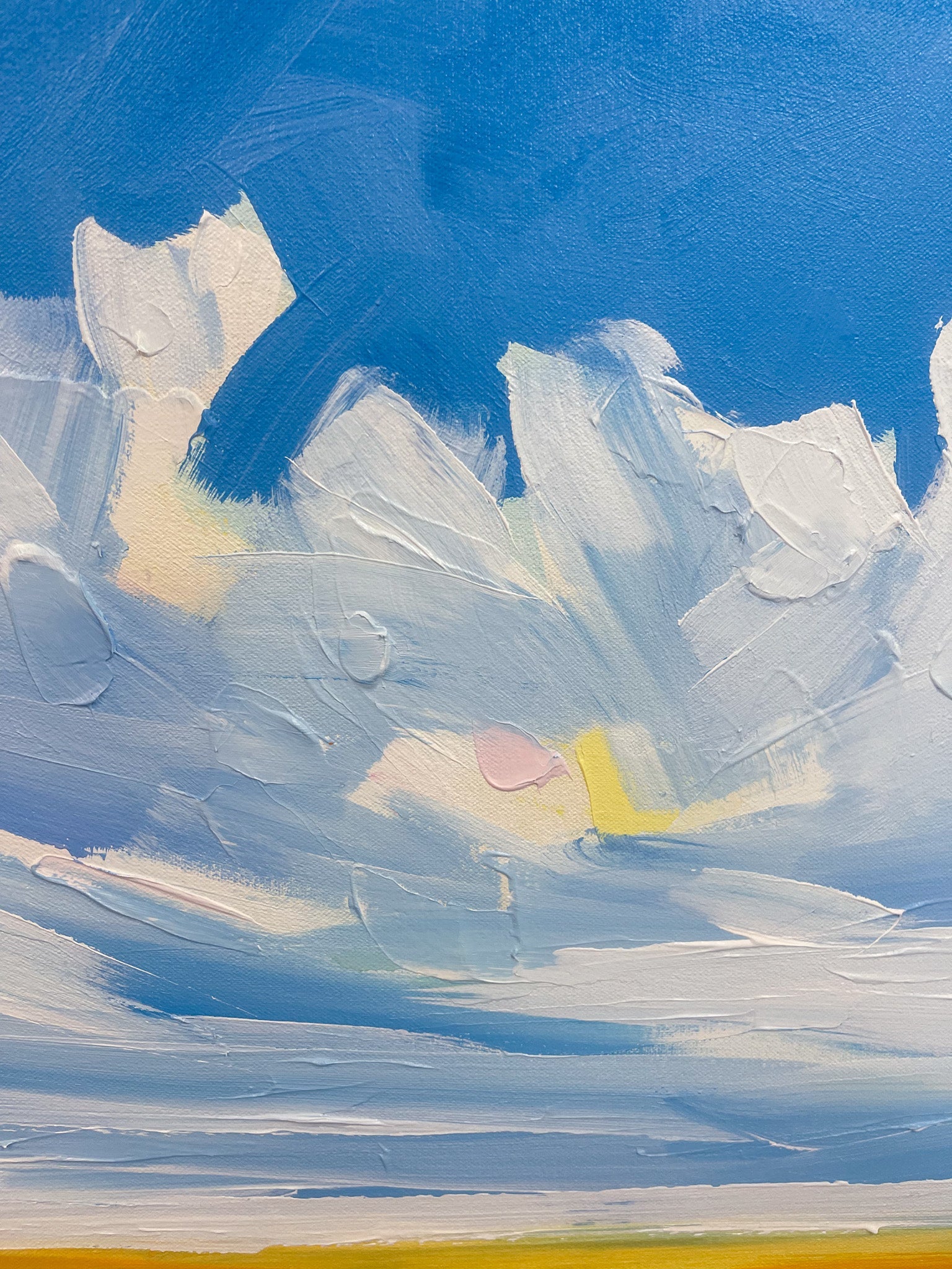 Bluebird Skies Original Painting, 24x72