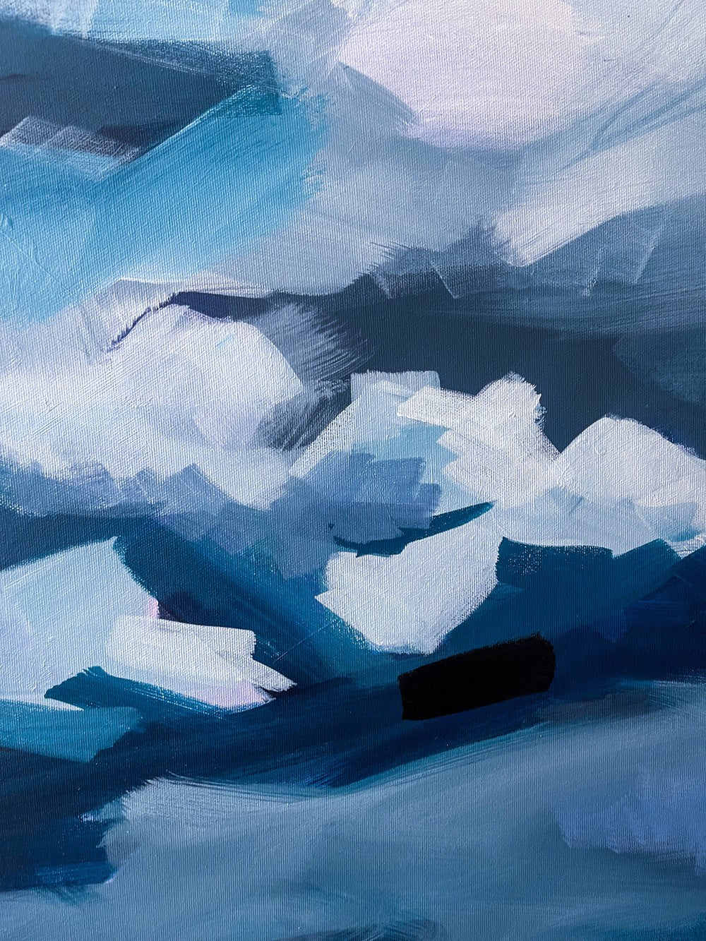 Canola Storm, 36x60 inches