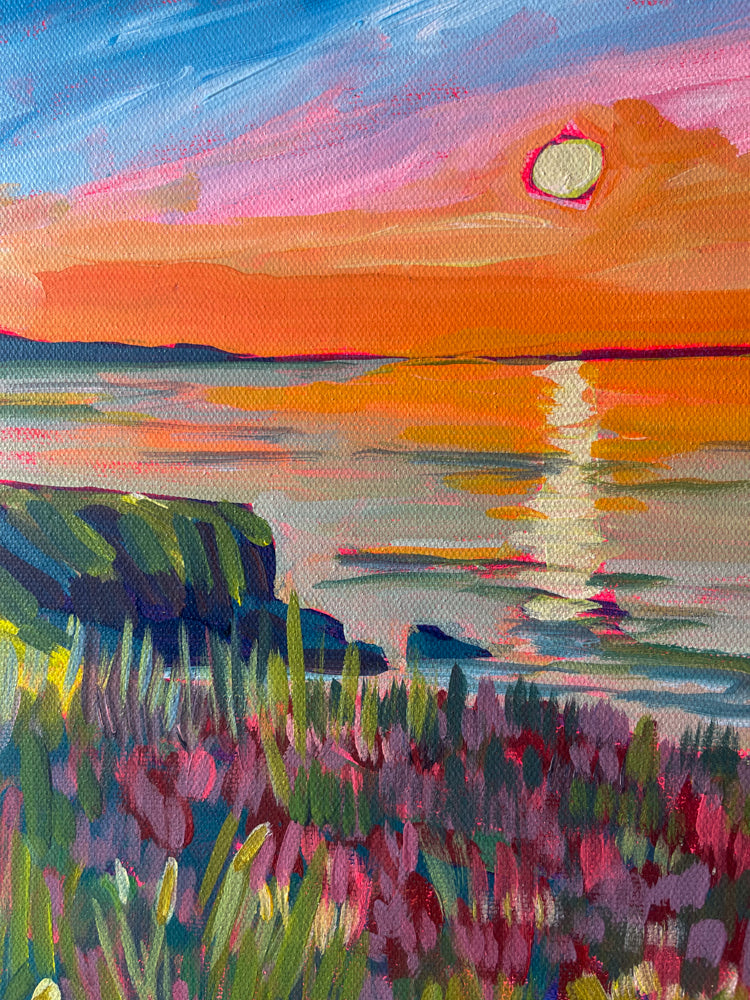Cape Breton Sunset, 12x12