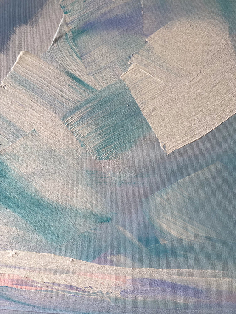 Cliffs of Heather, 48x36 inches