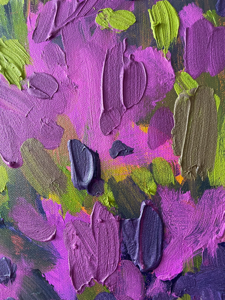 Cliffs of Heather, 48x36 inches