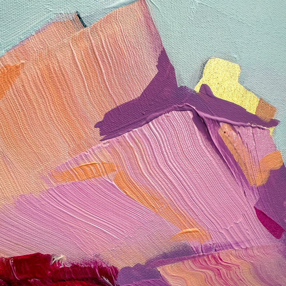 Crimson Glow, 48x36