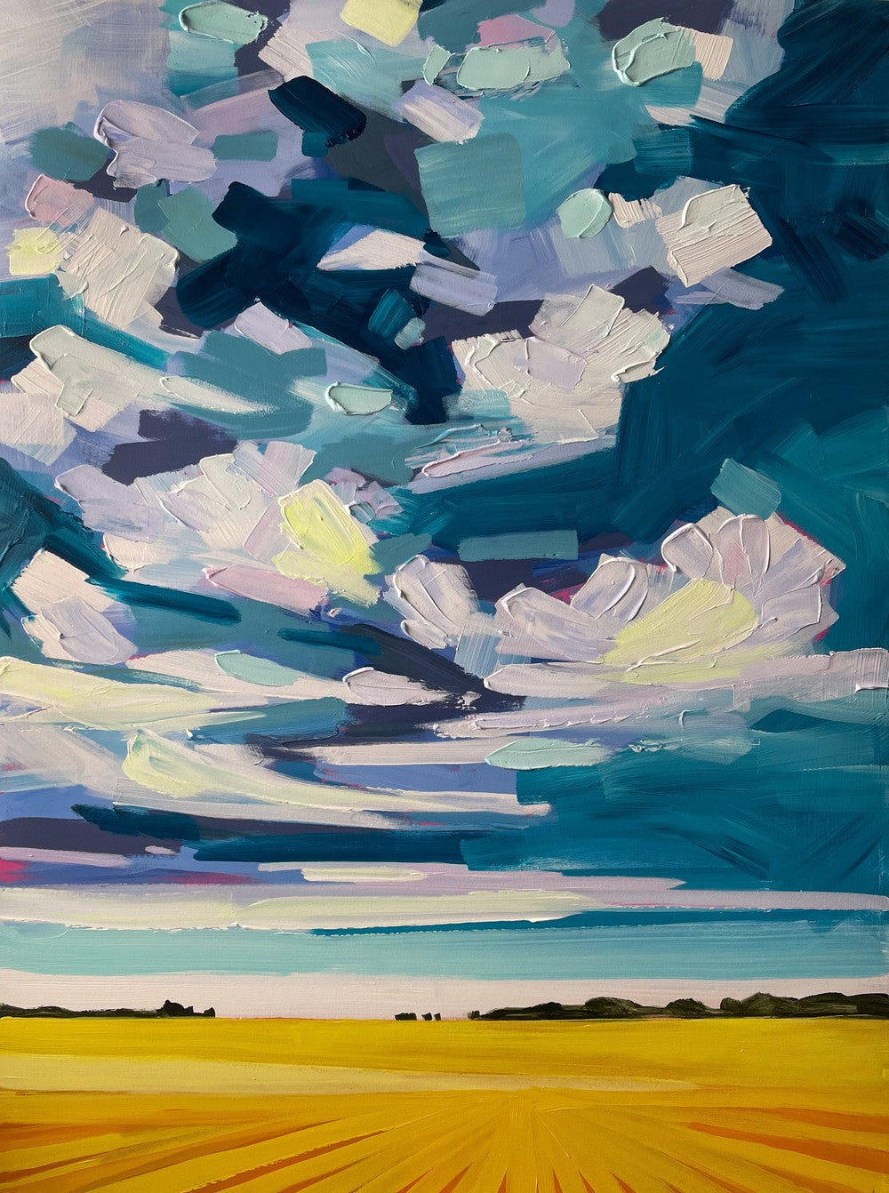 Crowned by the Sun, 36x48 inches