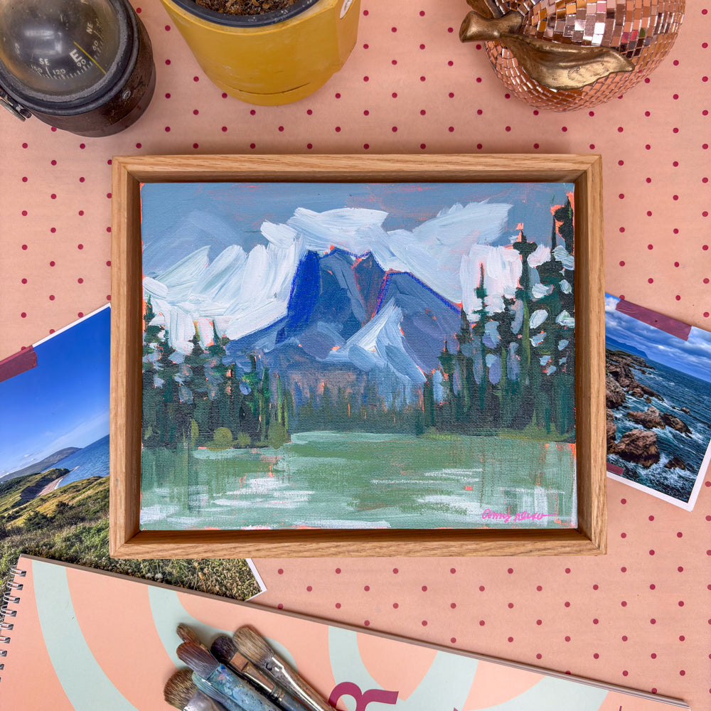 Emerald Lake, 8x10, Framed