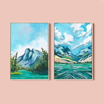 Emerald Lake I + Emerald Lake II | Fine Art Print Pairing