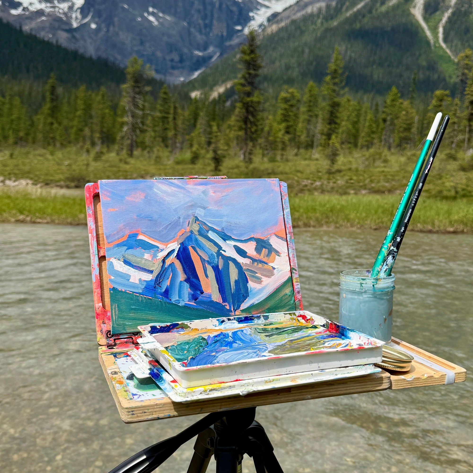 Emerald Lake Loop, 8x10, Framed