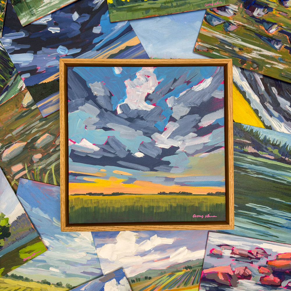 Golden Hour, 12x12, Framed