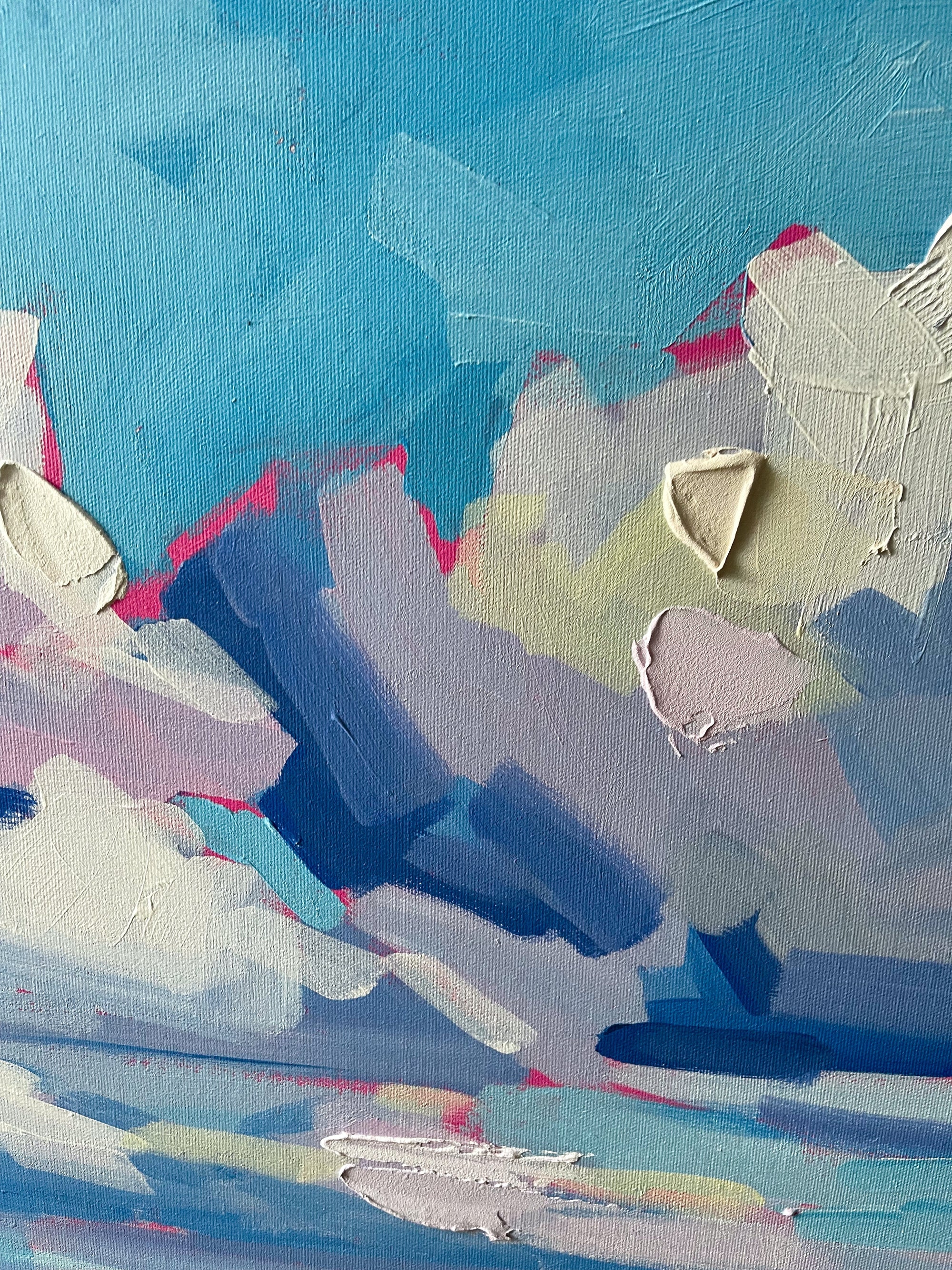 Head in the Clouds, 60x24 inches