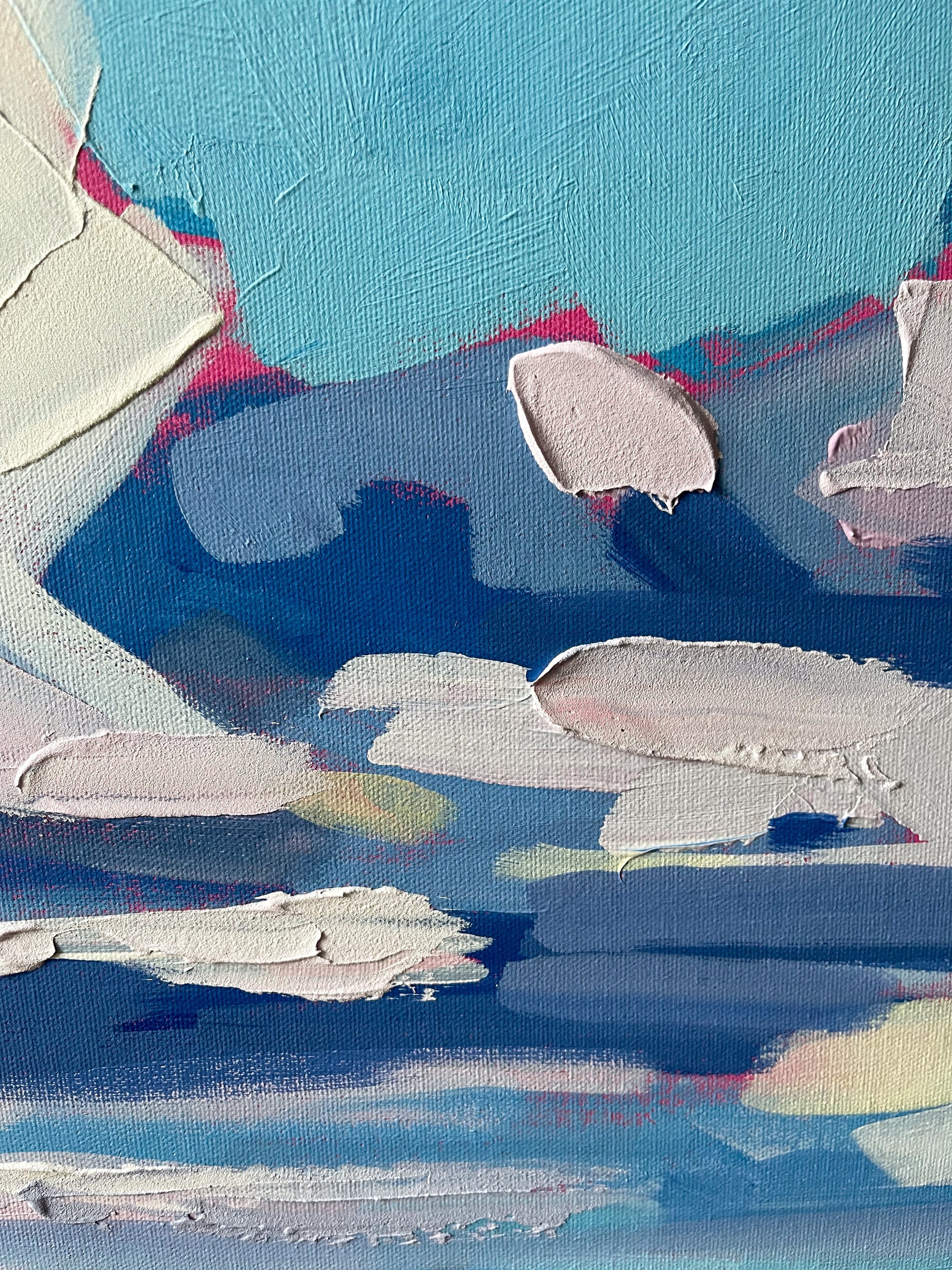 Head in the Clouds, 60x24 inches