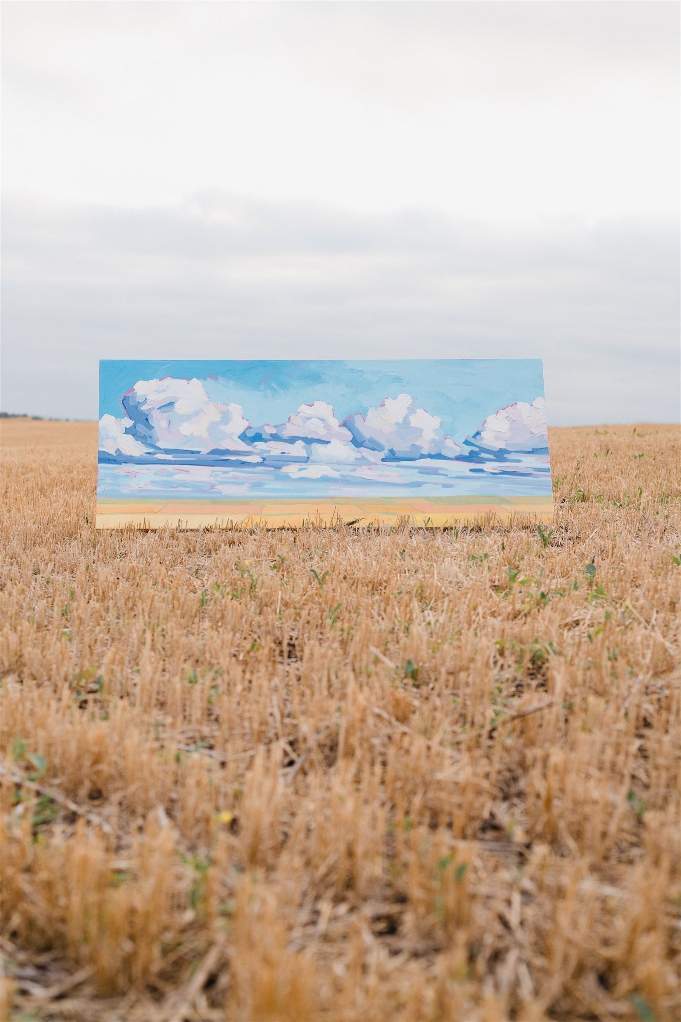 Head in the Clouds, 60x24 inches