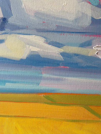 Head in the Clouds, 60x24 inches