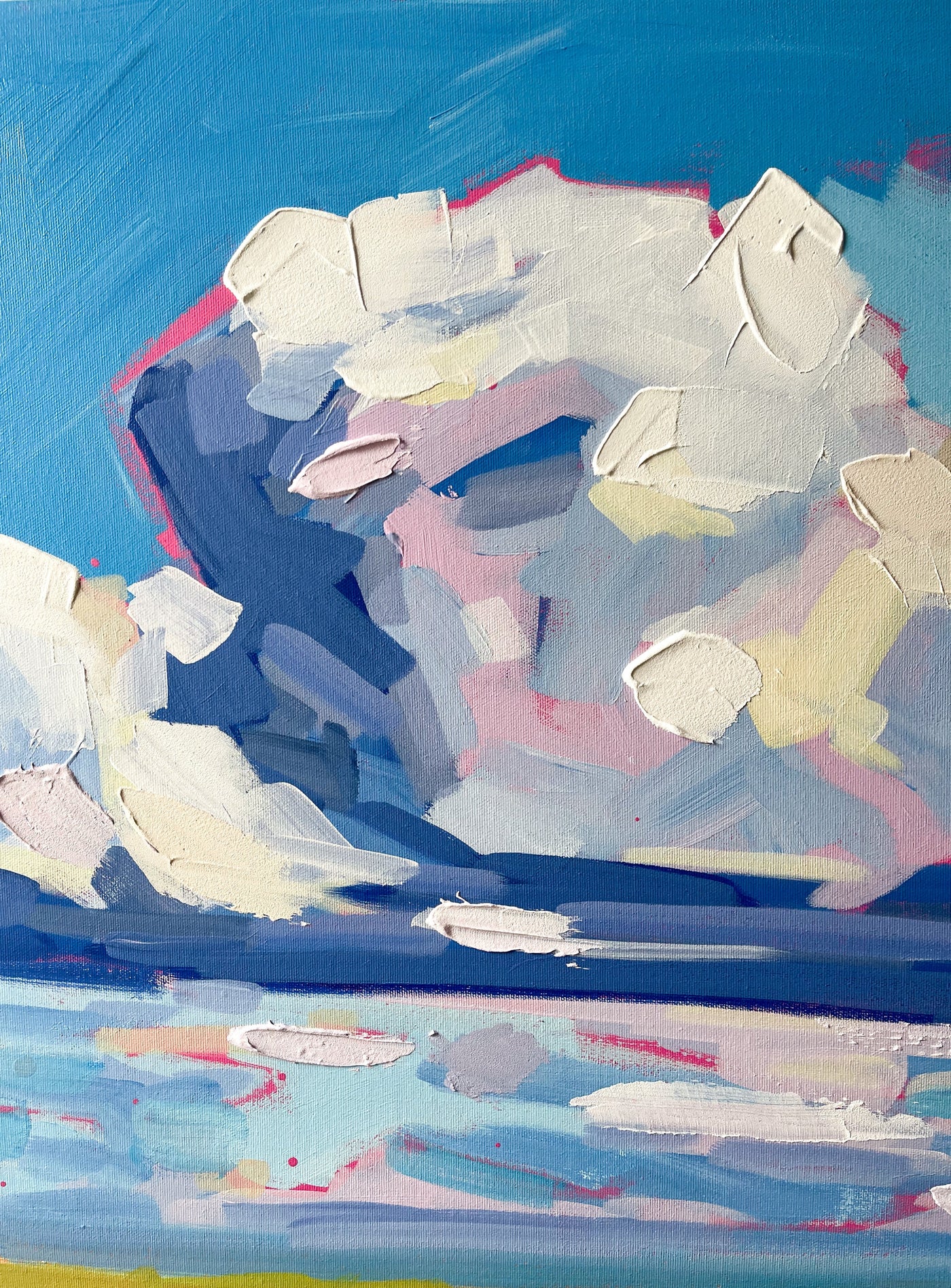 Head in the Clouds, 60x24 inches
