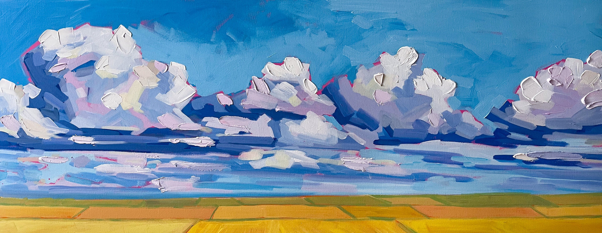 Head in the Clouds, 60x24 inches