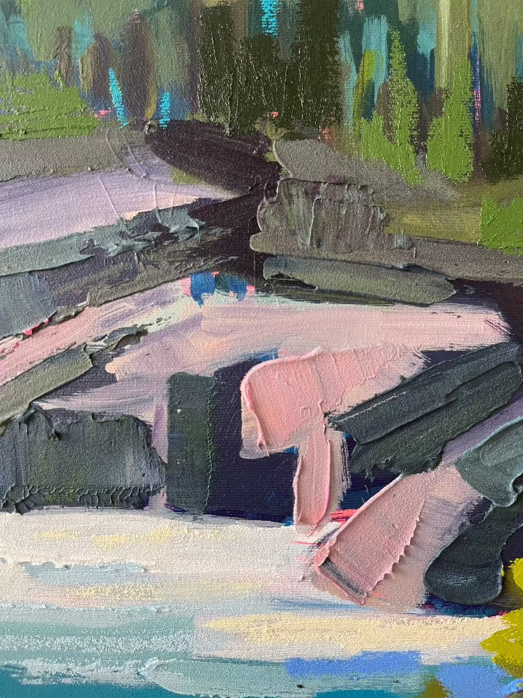 Hidden Cove, 36x48 inches