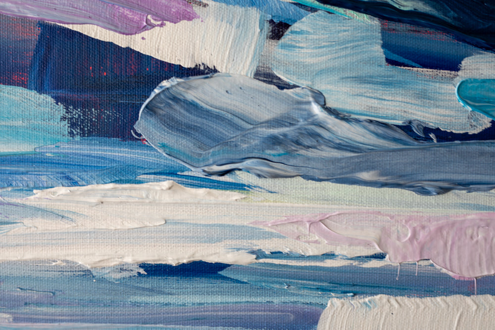 Into The Blue, 30x60 inches