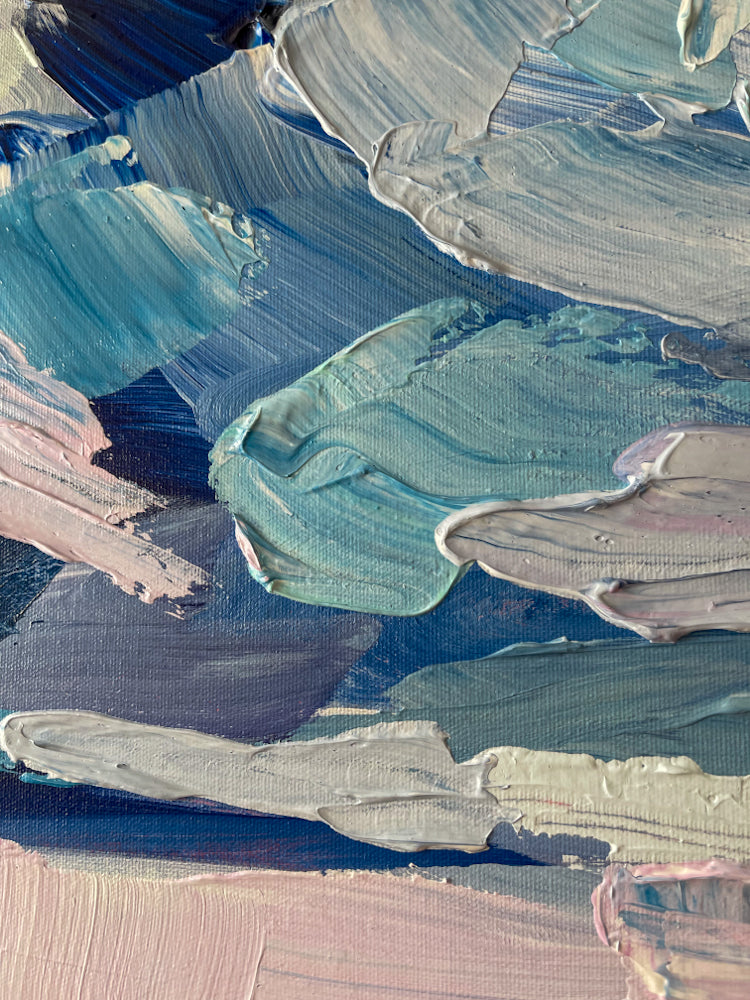 Into The Blue, 30x60 inches