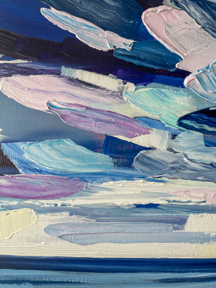 Into The Blue, 30x60 inches