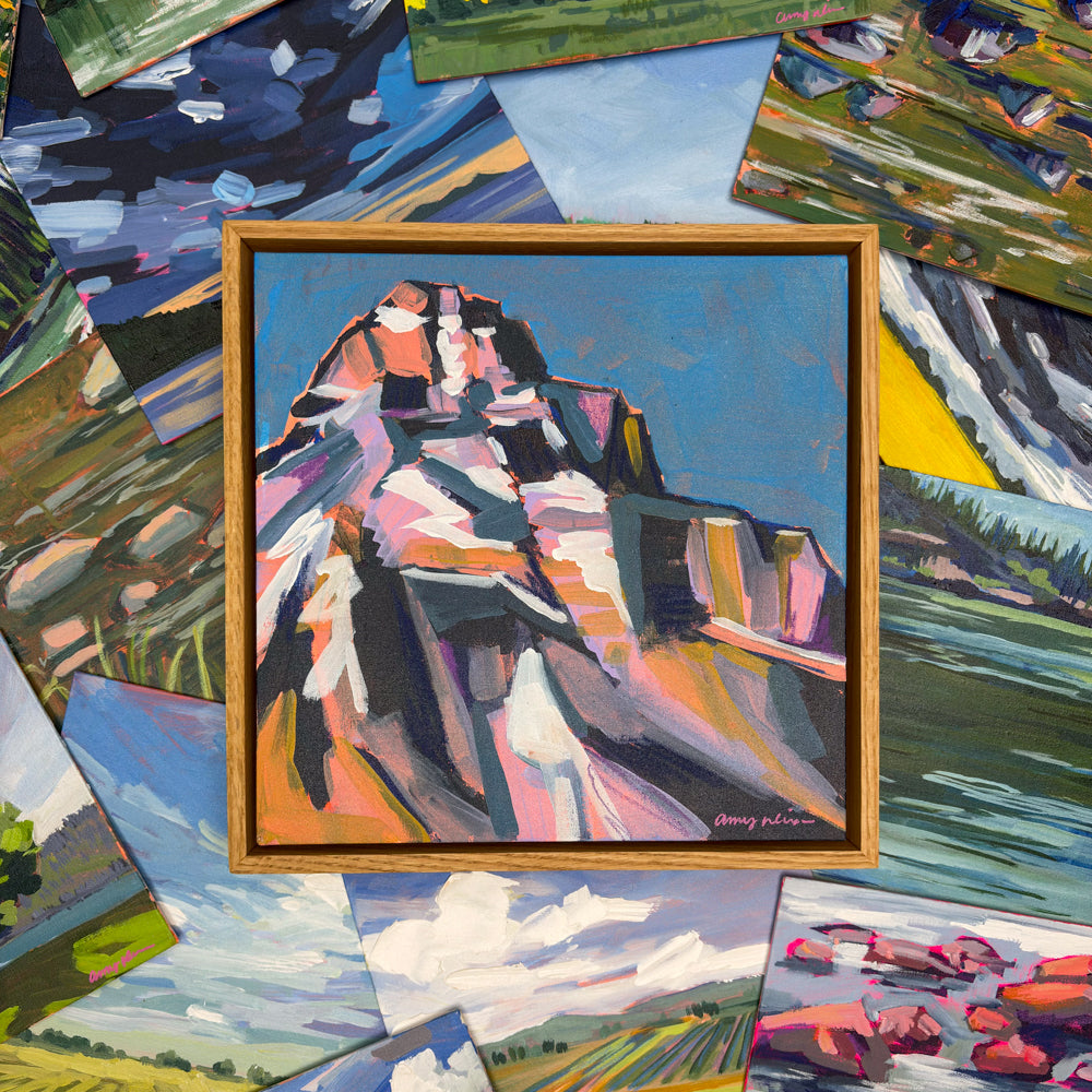 Lake O'Hara I, 12x12, Framed