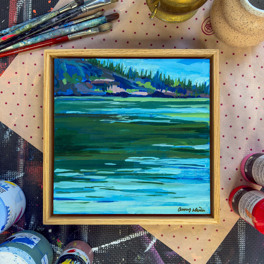 Laurier Park, 10x10, Framed