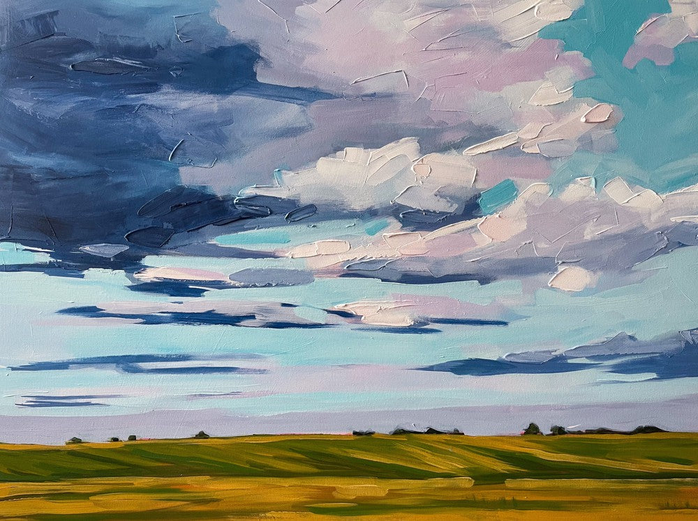 Lavender Mist, 40x30 inches