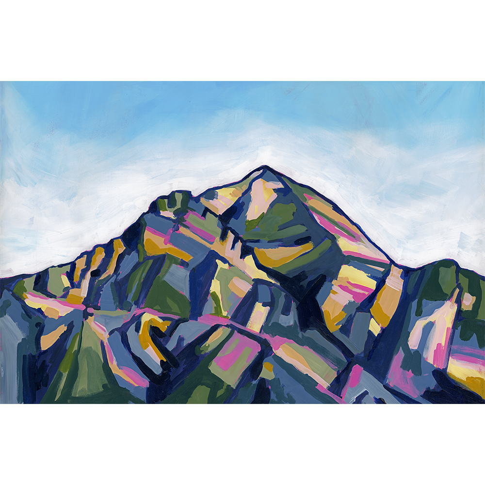 Lavender Mist + Pyramid Mountain | Fine Art Print Pairing