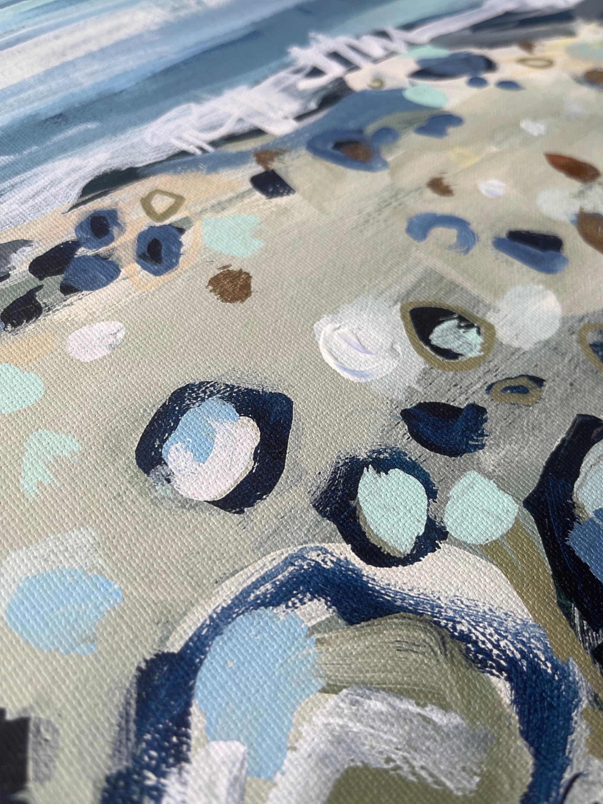 Little Beach, Ucluelet I | 36x48 with 2" Border | Embellished Print