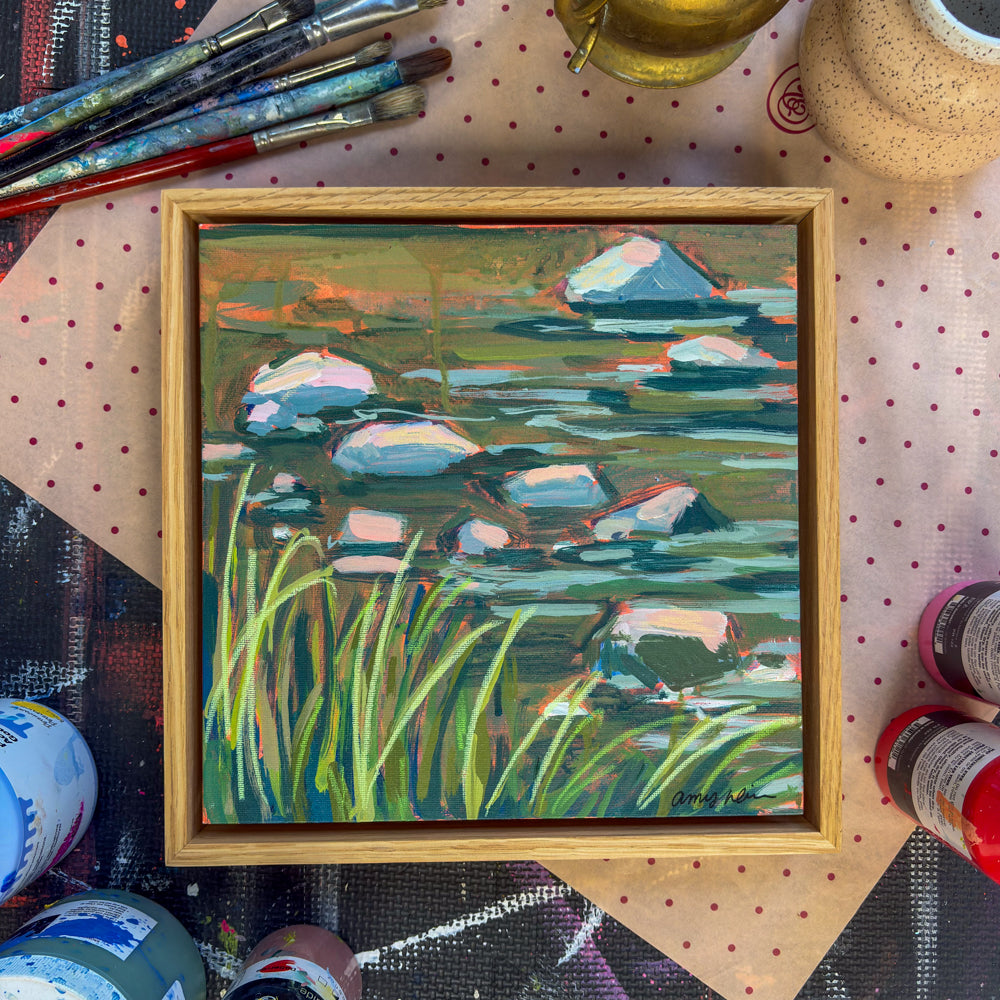 MIllcreek Ravine, 10x10, Framed