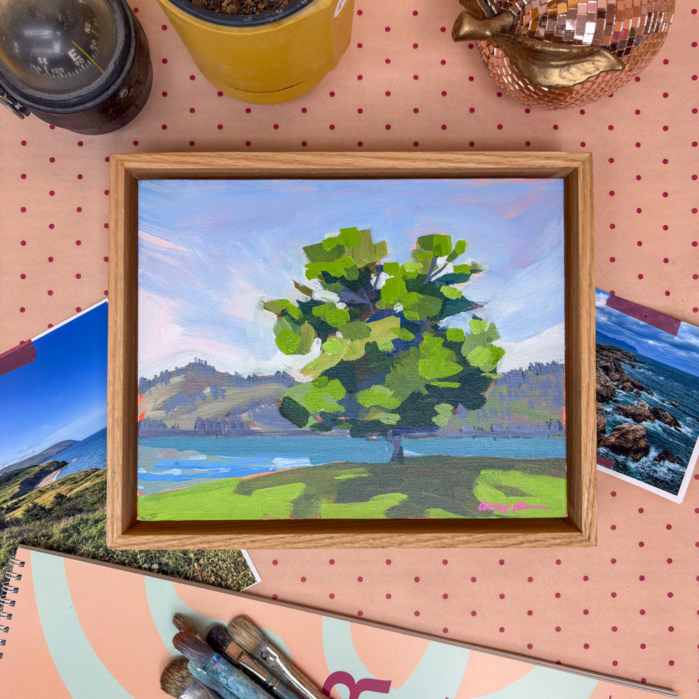 Peachland, 8x10, Framed