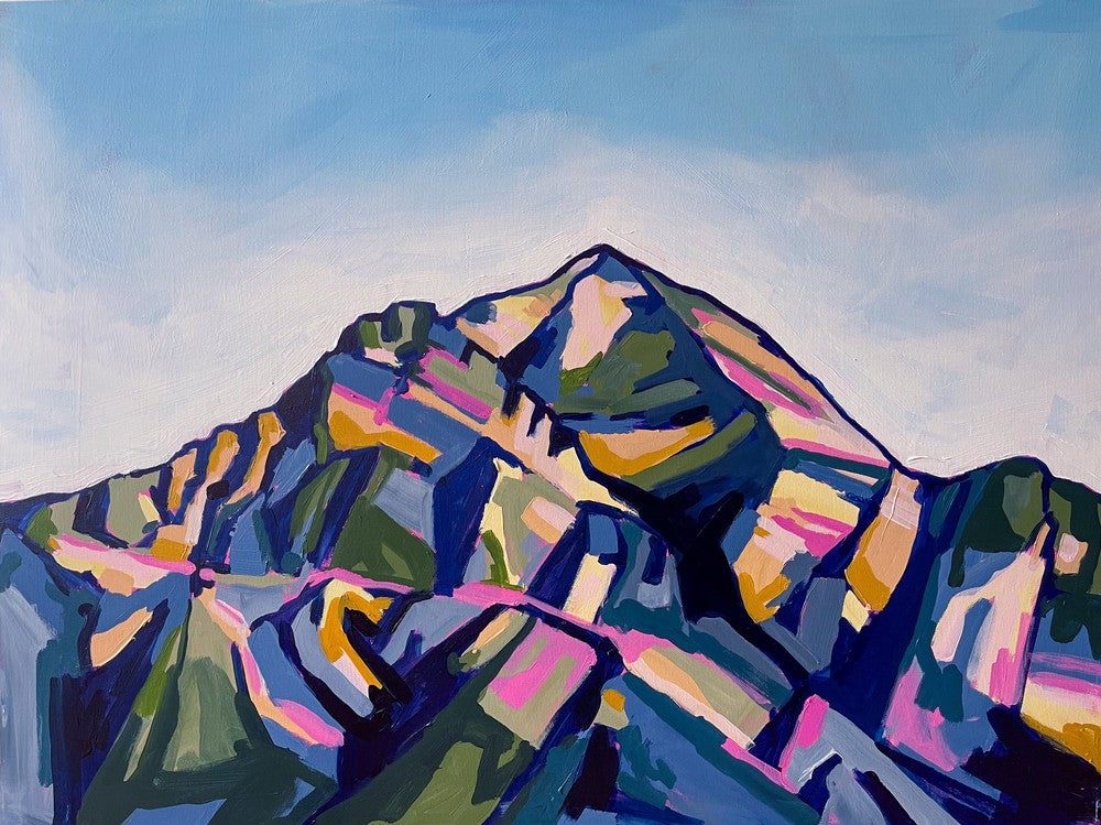 Pyramid Mountain II, 48x36 inches