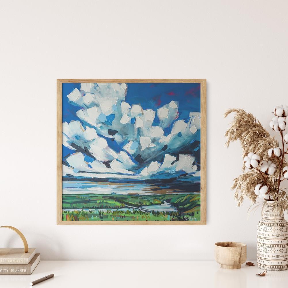 River Valley | Print on Canvas | Reproduction of Original-Art Print-Amy Dixon Art + Design