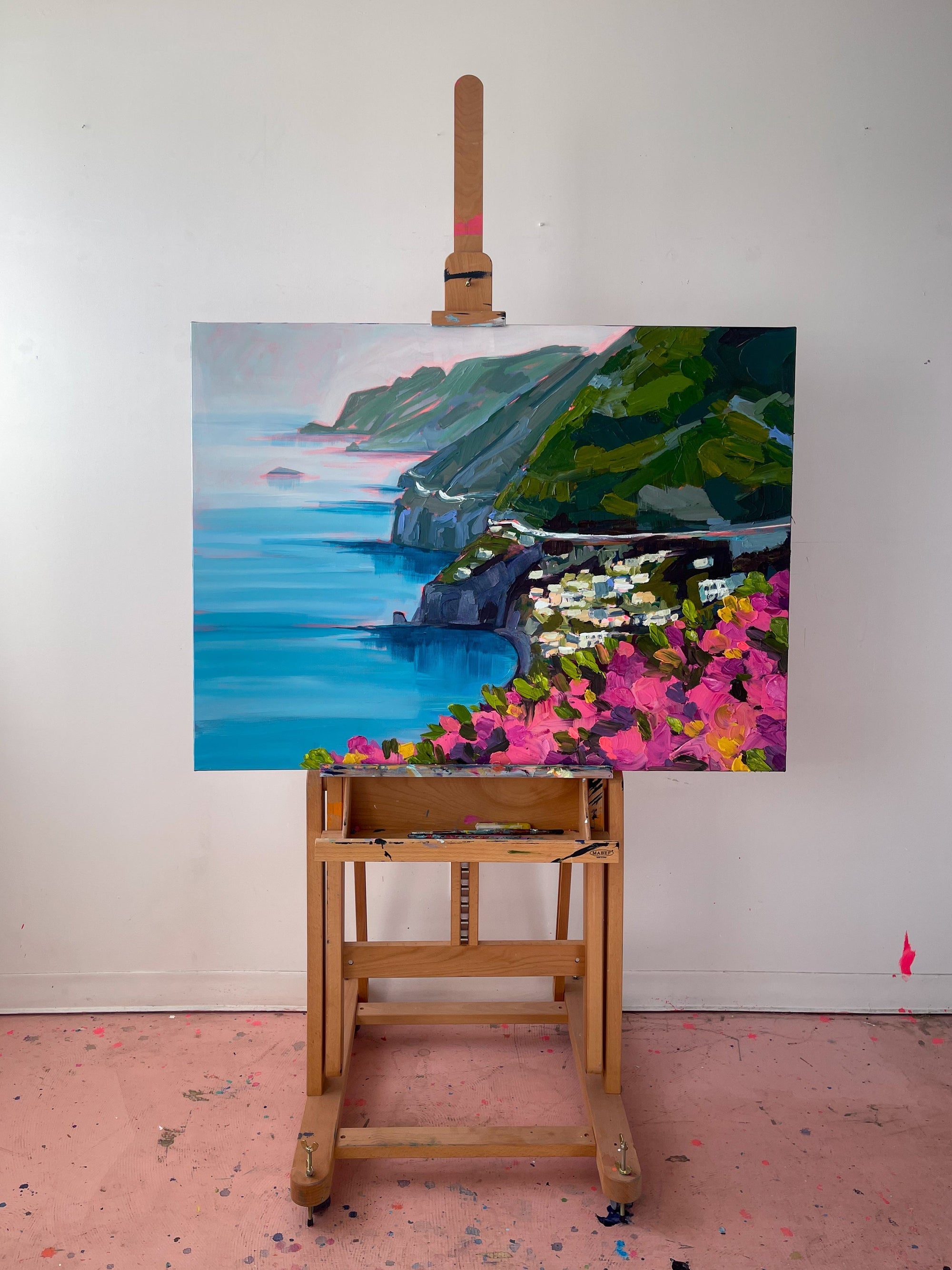 Road to Positano, 48x36 inches