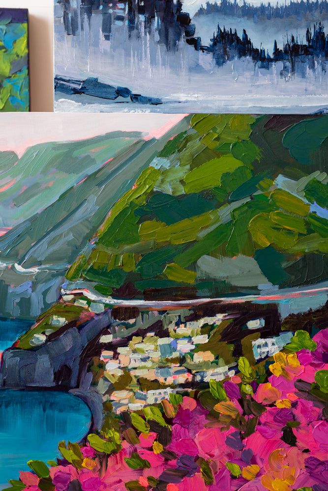 Road to Positano, 48x36 inches
