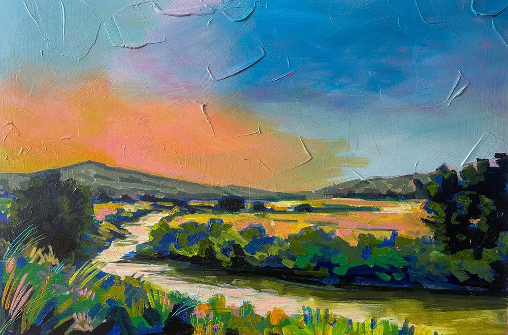 Rosebud II, 36x24 inches