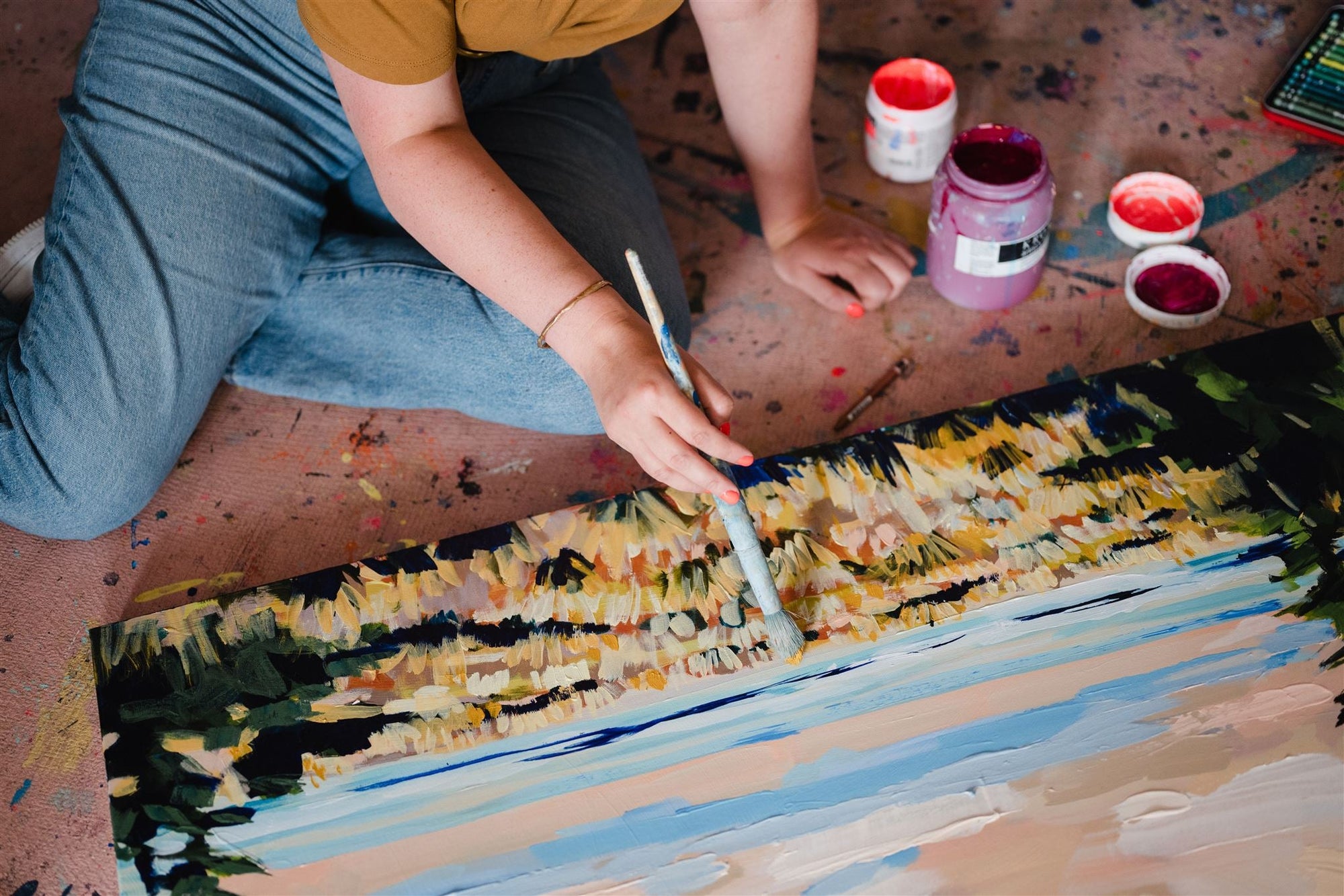 Shades of Day, 48x36