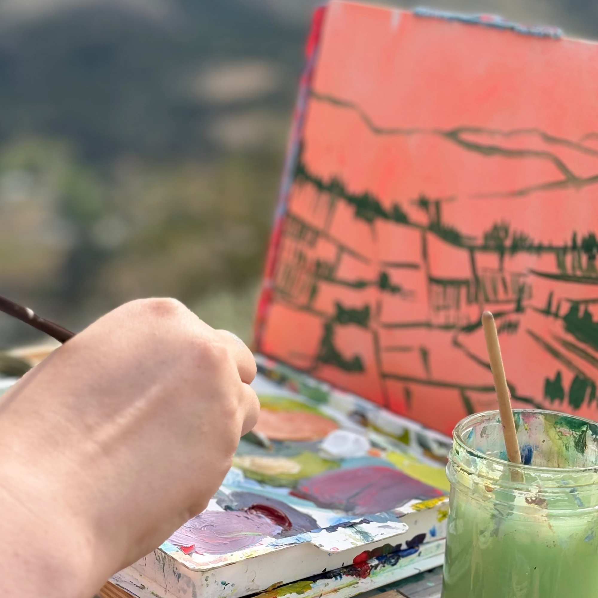 Summerland, 8x10, Framed