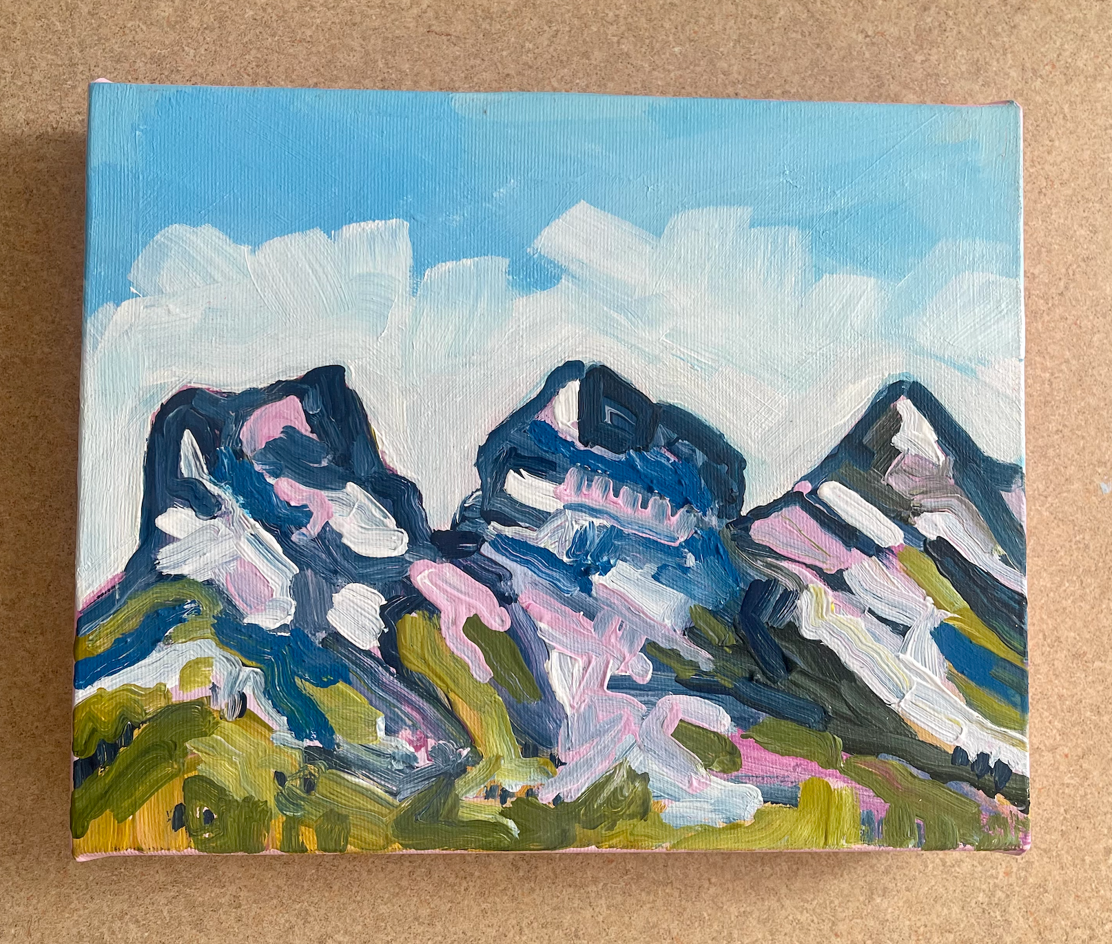 Three Sisters | Original Painting | 8x10