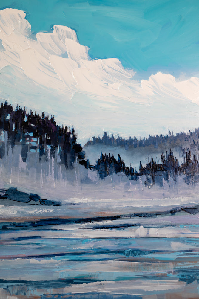 Tofino Fog, 36x48 inches