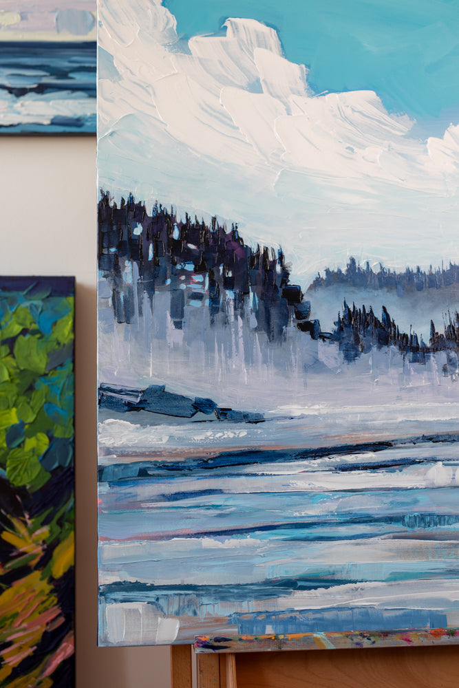 Tofino Fog, 36x48 inches