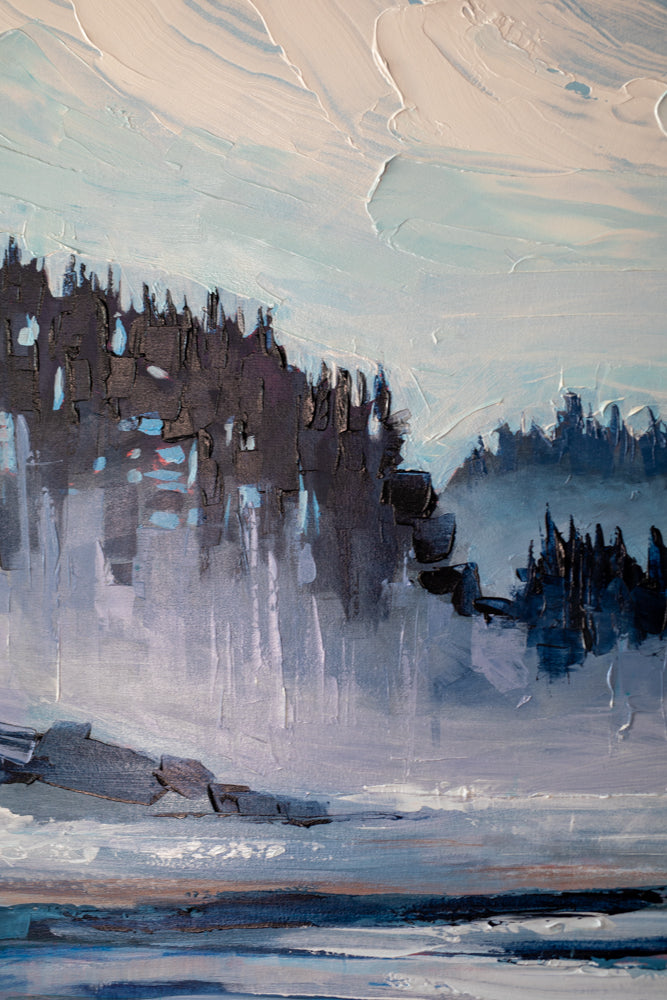 Tofino Fog, 36x48 inches