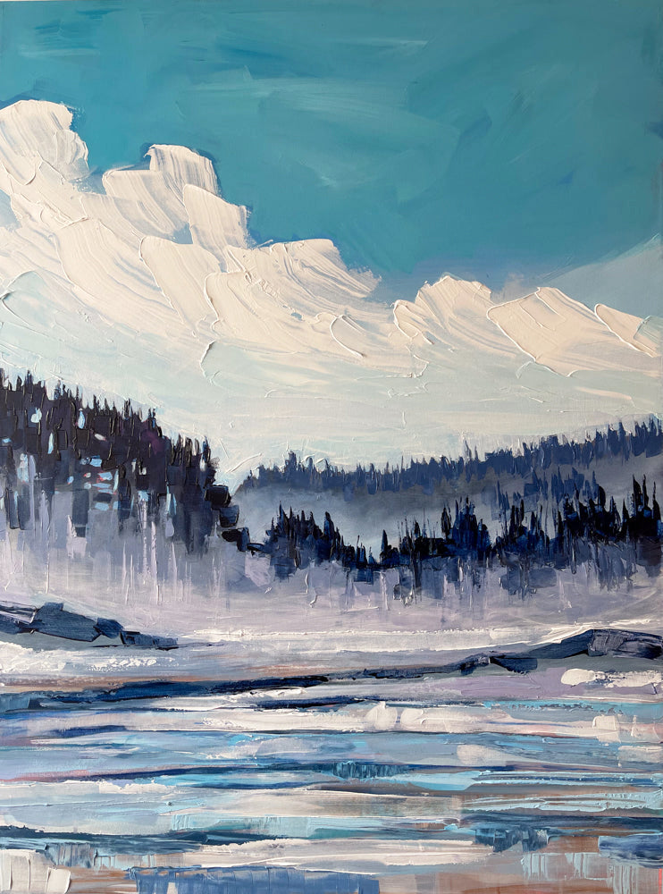 Tofino Fog, 36x48 inches