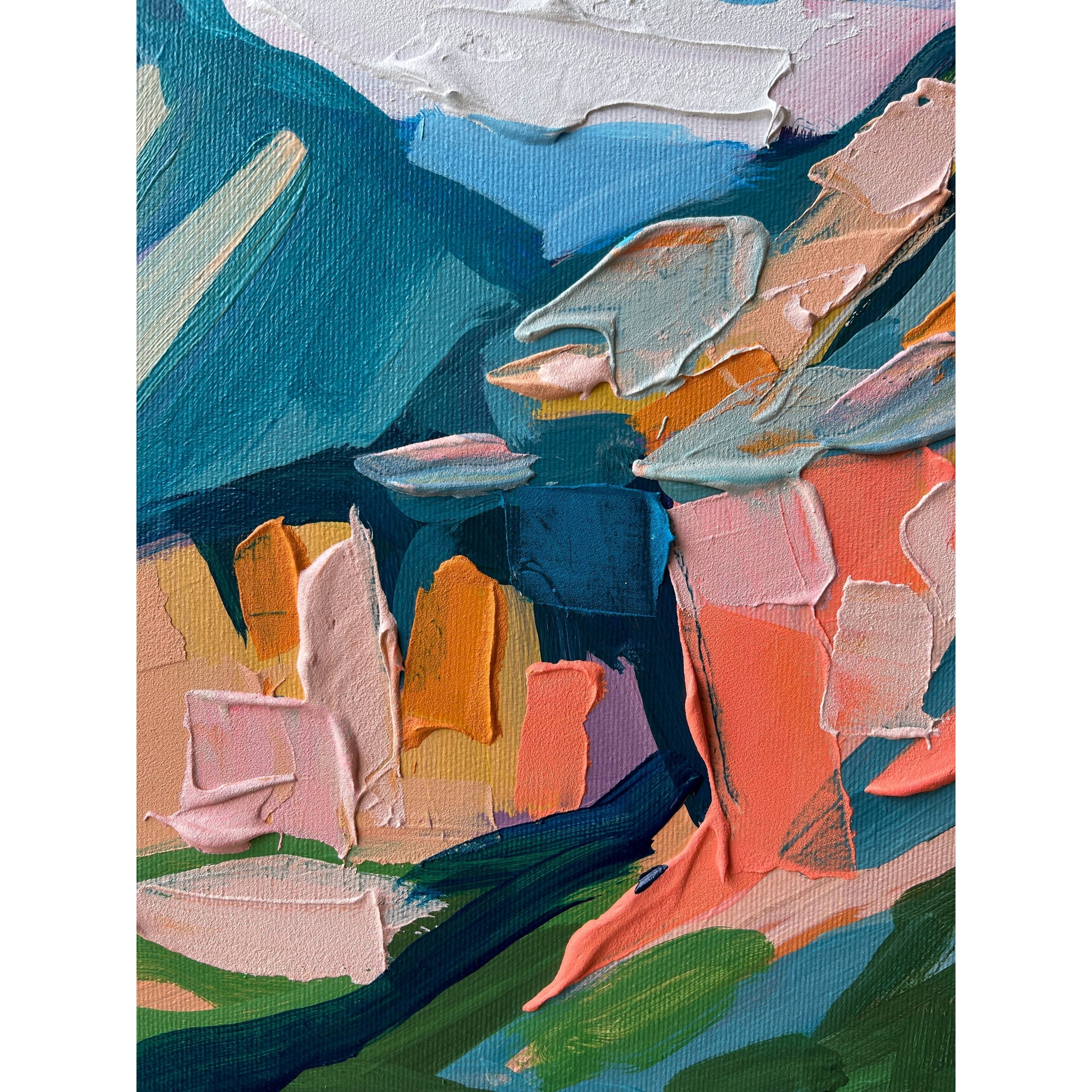 Mountain 4, 40x30-Original Painting-Amy Dixon Art + Design