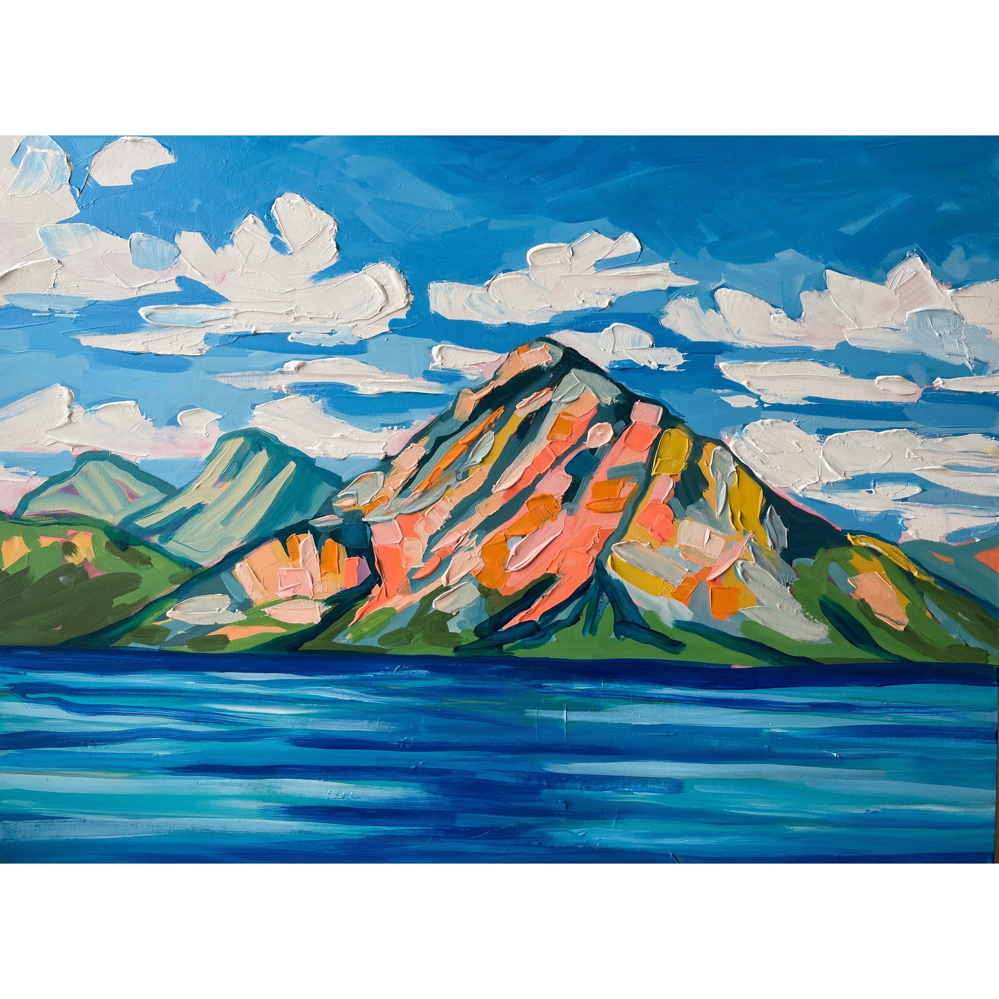 Mountain 4, 40x30-Original Painting-Amy Dixon Art + Design