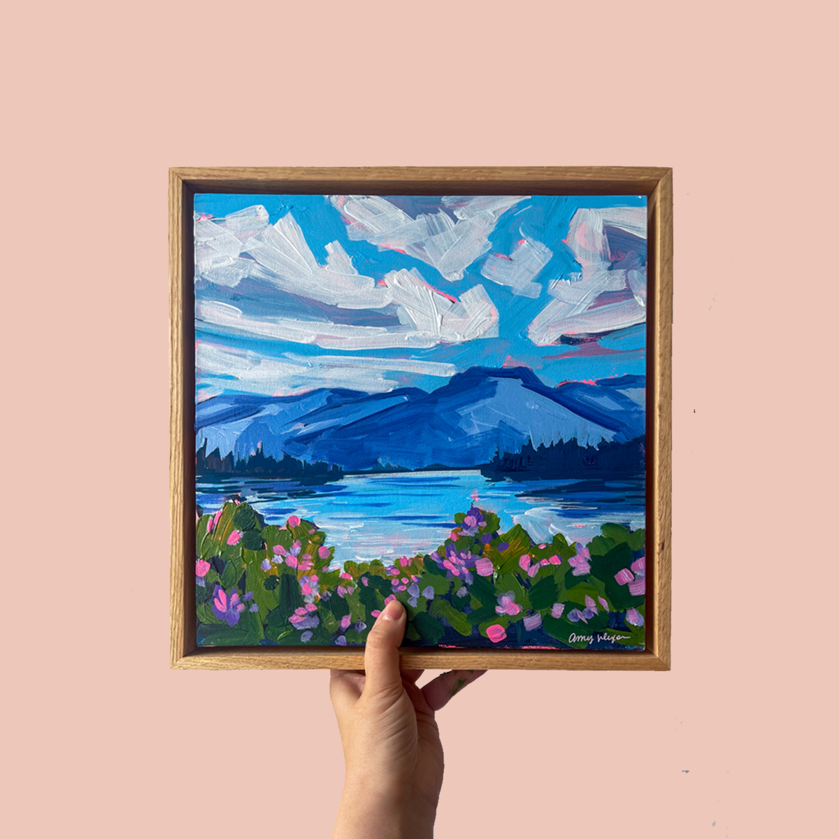 View from JPL, 12x12