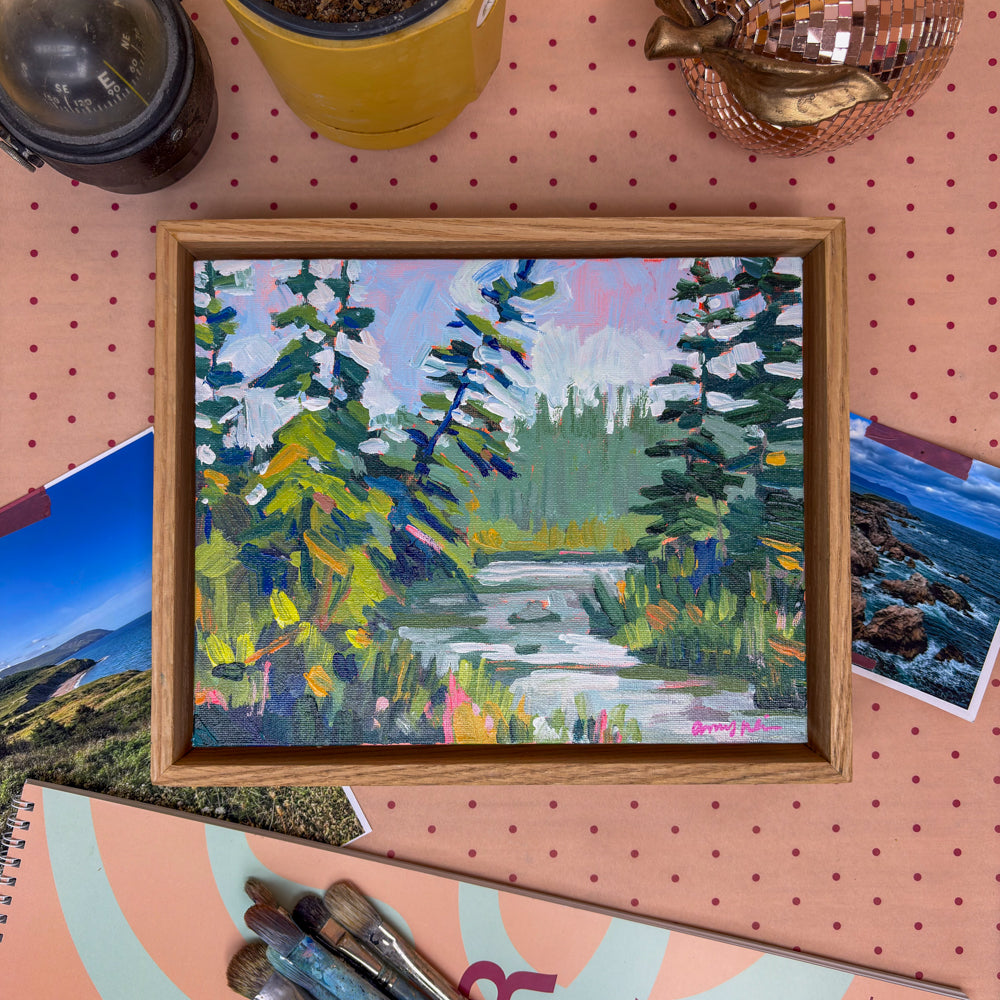 Whitemud Creek Ravine I, 8x10, Framed