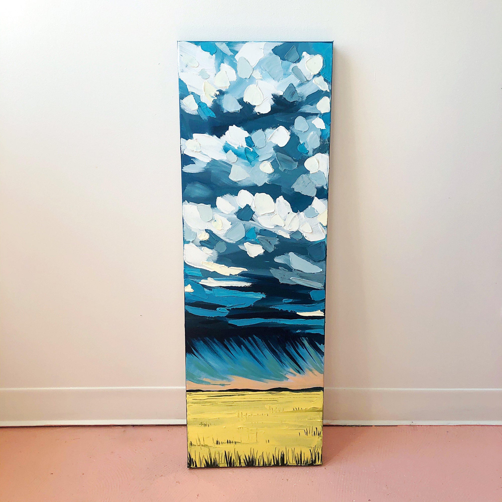Amy Dixon art artist edmonton alberta canola field prairie