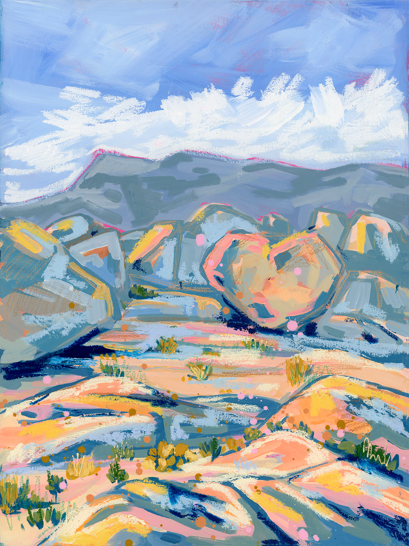 Heart Rock, 18x24