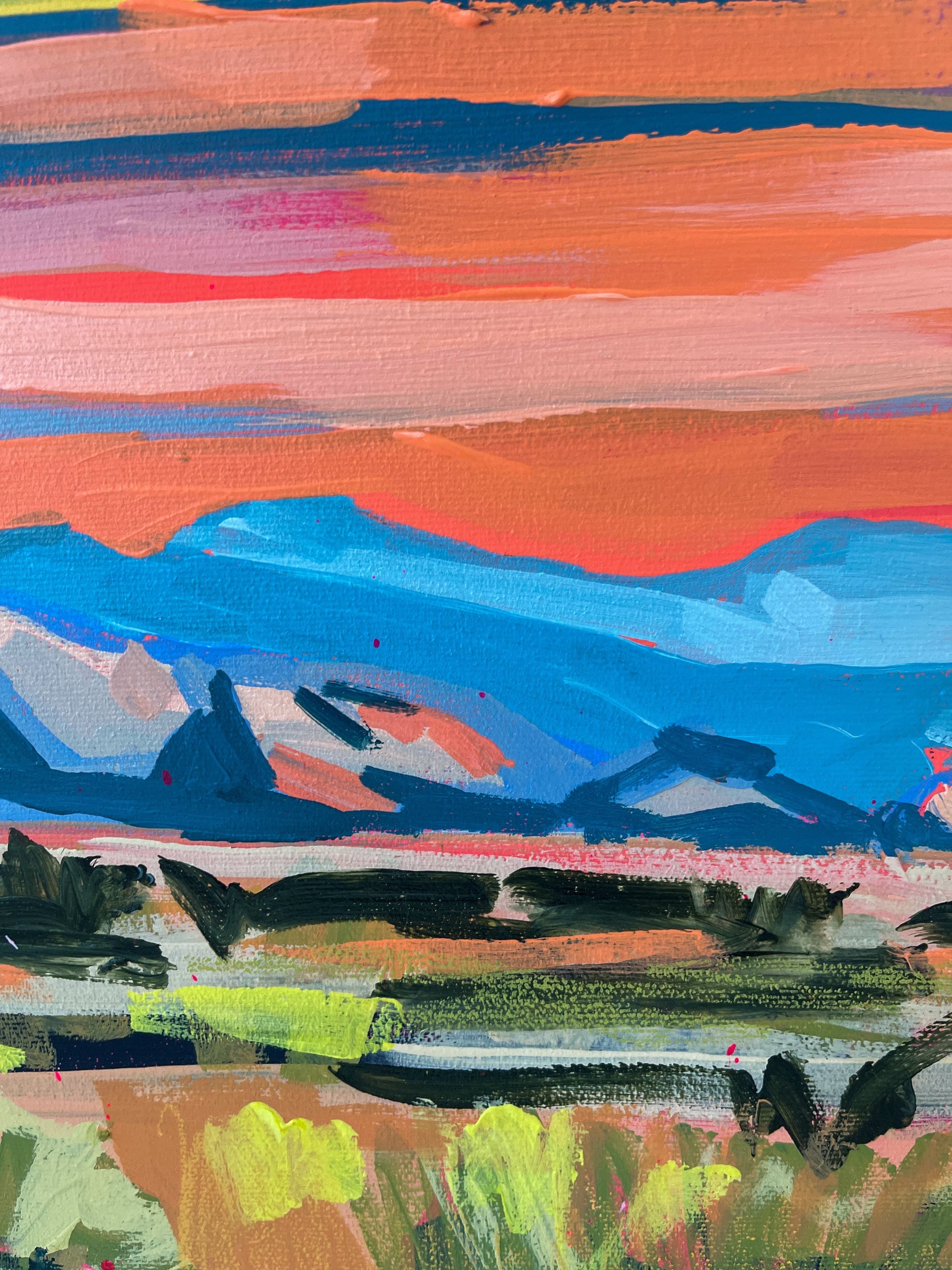 Mojave Sunset, 36x48