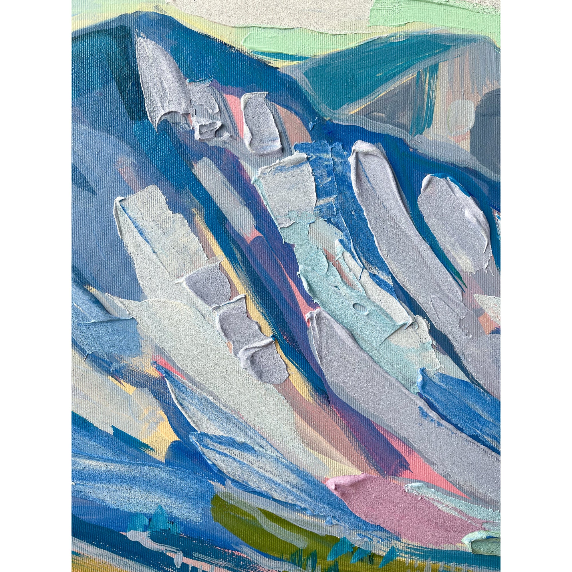 Mountain 8, 48x36-Original Painting-Amy Dixon Art + Design